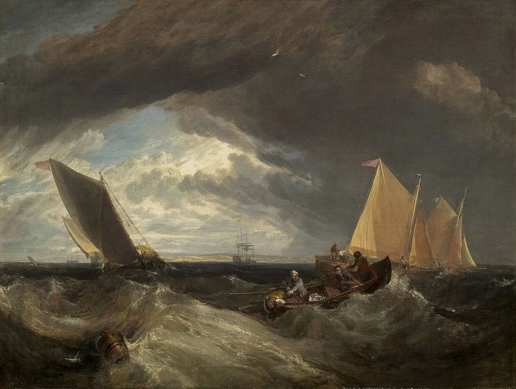La giunzione del Tamigi e del Medway, 1807 - National Gallery of Art, Washington